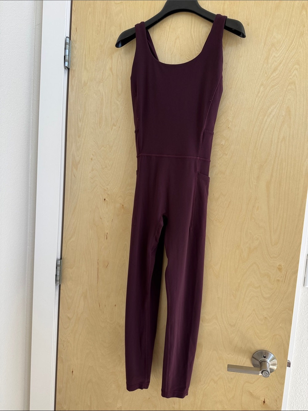 Athleta jumpsuit, XS, in Deep Plum